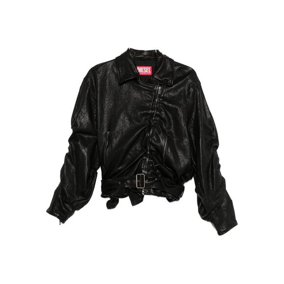 Diesel Women Leather Jacket - Picture 1 of 5
